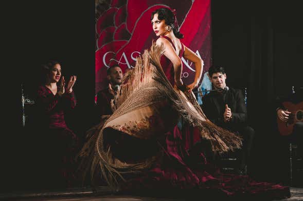 Spettacolo di flamenco nel tablao Casa Ana